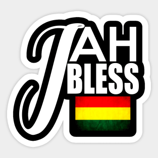 Jah Bless Rasta Reggae Rastafari Sticker